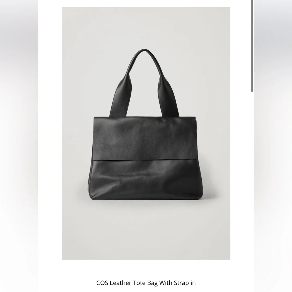 COS Black Leather Interior Bag - Picture 10 of 12